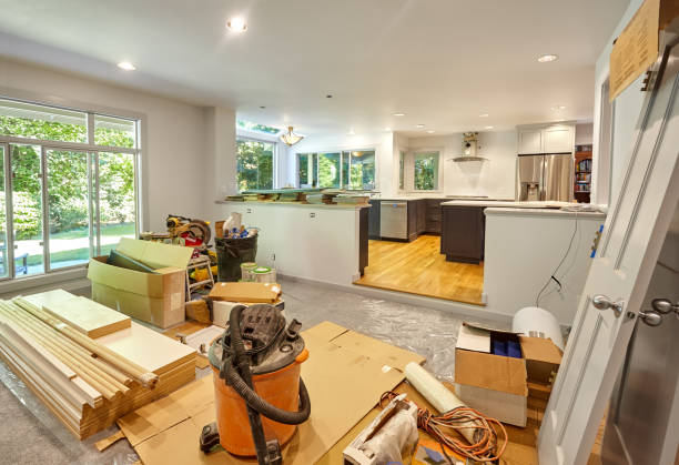 Professional Kitchen Island Installation technician working in Kirkland, WA